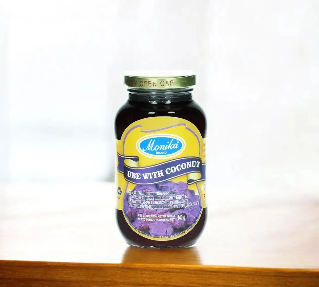Pâte à tartiner Monika Ube Macapuno – Saveur crémeuse et exotique 💜🥥